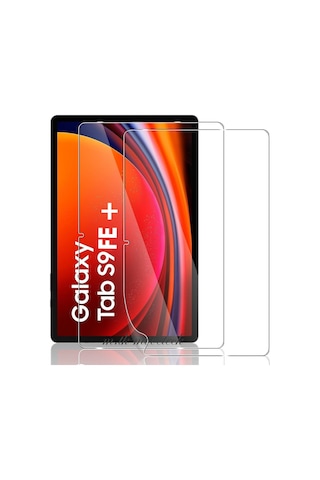 Samsung Uyumlu Galaxy Tab S9 Fe + 12.4 Tablet Ekran Koruyucu Cam Sm-x610