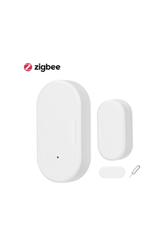 Aubyhe Zigbee 3.0 Akıllı Pencere/kapı Sensörü - Uzak İzleme Ve Uyarı - Akıllı Ev Entegrasyonu - Pil Düşük Uyarısı - Beyaz Zigbee Ağ Geçidi Gereklidir