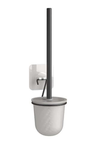 Teknotel Yapışkanlı Paslanmaz Tuvalet Fırçası Mat Siyah St195