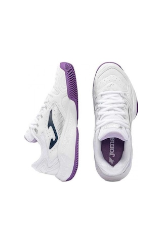Joma Tm10ls2602c Master 1000 Kadın Toprak Kort Tenis Padel Ayakkabısı Beyaz Mor