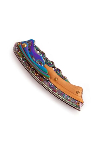 Chris Reeve 2530 Monarch Rainbow Kamp Çakı Bıçak Kahverengi