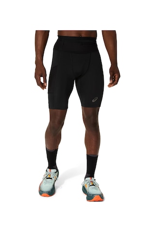 Asics Fujıtraıl Elıte Sprınter Erkek Siyah Beyaz Tayt 2011d267-001 Siyah Beyaz