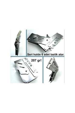 Omeniv Som Çelik Lastik Atar Katlanır Tabanca Cnc Yapım Oyuncak