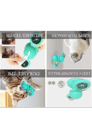 Pet Life 'windmill' Dönen Vakumlu Dönen Kedi Oyuncağı S395