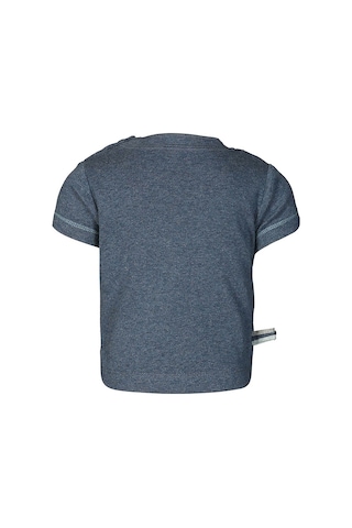 Organicera Organik Kısa Kollu Tshirt,Indıgo Melanj Çok Renkli