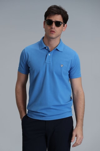 Lufian Erkek Laon Smart Polo T-shirt 111040164 Açık Mavi