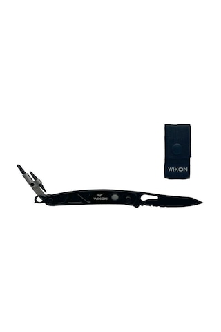Wixon W09 4 Fonksiyonlu Multitool Kamp Çakı siyah