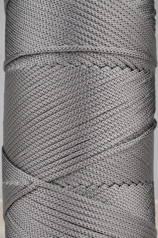 Sensy Premium 400 Gr Polyester Makrome Ipi 2 Mm 2li Set Gri Makrame Ip Supla Çanta Ipi No:4