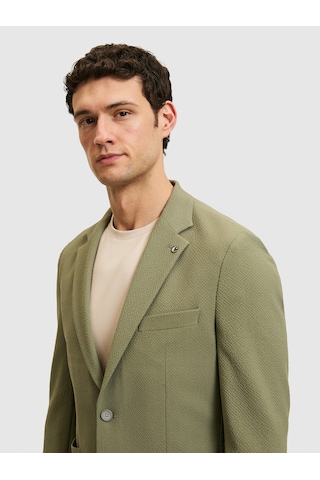 Cacharel Haki Slim Fit Ceket Yesıl