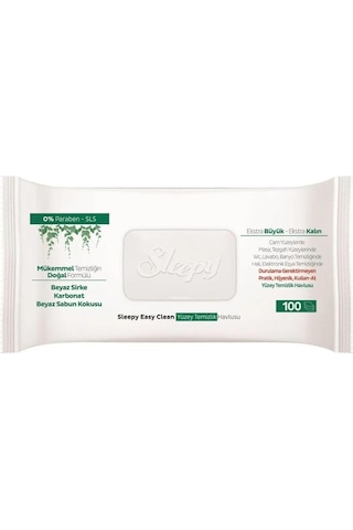 Sleepy Easy Clean Yüzey Temizlik Havlusu 100 Yaprak Tekli