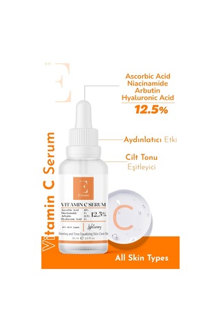 E'lovers Aydınlatıcı ve Besleyici Vitamin C Serum 30 ML