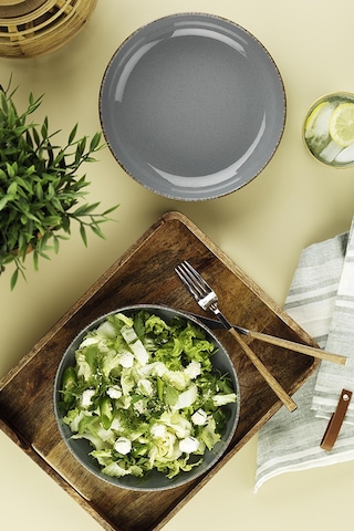 Kütahya Porselen Moderna 2 li 21 Cm Kase-Mavi