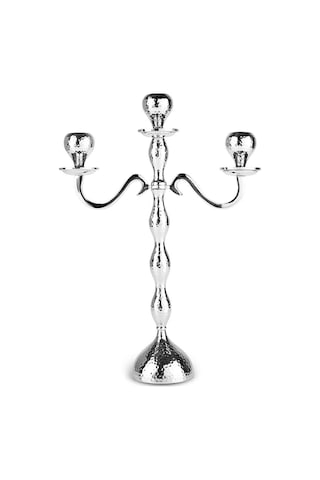 Karaca  Home Arlen 3'lü Şamdan Silver 38x29 cm