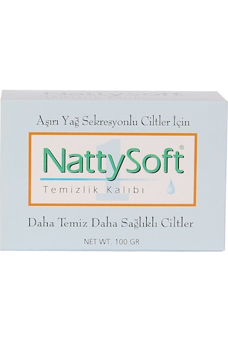 Nattysoft Aşırı Yağ Sekresyonlu Ciltler için Temizleme Kalıbı 100 G