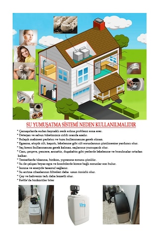 Swan Mini Kabinet Otomatik Su Yumuşatma Cihazı Runxin Debi Kontro