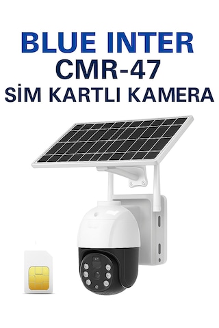 Cmr-46 Güneş Enerjili 4g Güvenlik Kamerası Kablosuz, Sirenli Wifi Gerektirmez