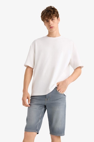 Defacto Slim Fit Dar Kesim Jean Bermuda Şort F9605ax25smnm84 İndigo