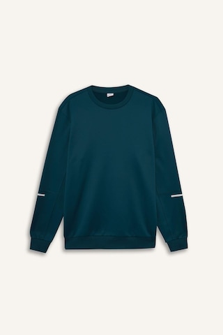 Defacto Defactofit Standart Fit Bisiklet Yaka Sporcu Sweatshirt F2379ax25wngn1040 Yeşil