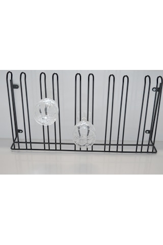 Siyah 5 Bölmeli Bar Kadehlik Bardaklık