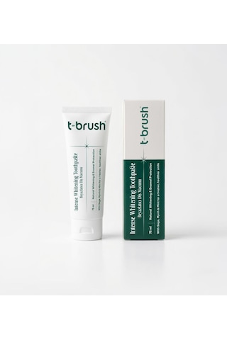 T-Brush Beyazlatıcı Diş Macunu 75ml – Günlük Ağız Bakımı ve Diş Beyazlatma Etkili ve Plak Karşıtı