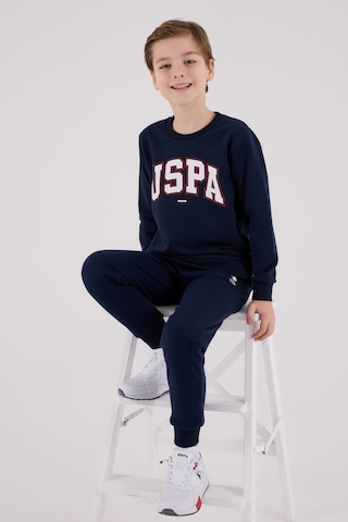 U.S. Polo Assn. Lisanslı Erkek Çocuk Alt Üst 2 Parça Eşofman Takımı Us2227 Lacivert