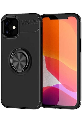 Apple Uyumlu iPhone 12 Mini Uyumlu Zore Ravel Silikon Kılıf-siyah Siyah -
