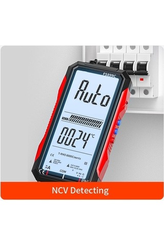 Agoodshop Dijital Multimetre 6000 Sayım Gerçek Ac/dc Ampermetre Voltmetre