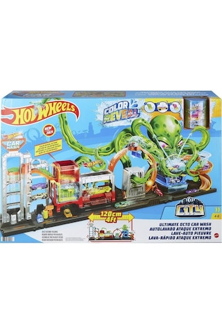 Hot Wheels Ahtapot ile Araba Yıkama Seti  Gtt96