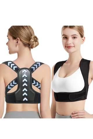 Erkek Dik Duruş Korsesi Duruş Düzeltici Bel Sırt Omuz Korsesi