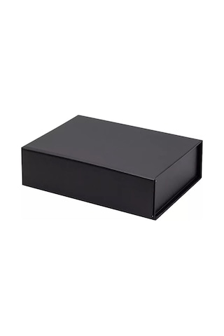 hediye kutusu boş mıknatık kapak siyah 16x16x6Home in Joy