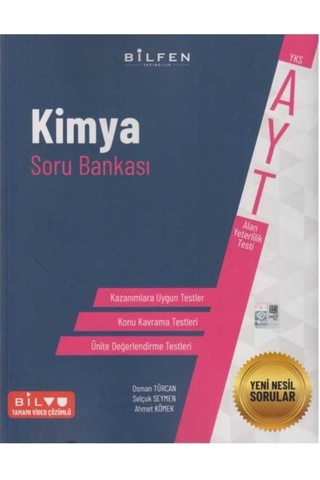 AYT Kimya Soru Bankası- Bilfen Yayınları