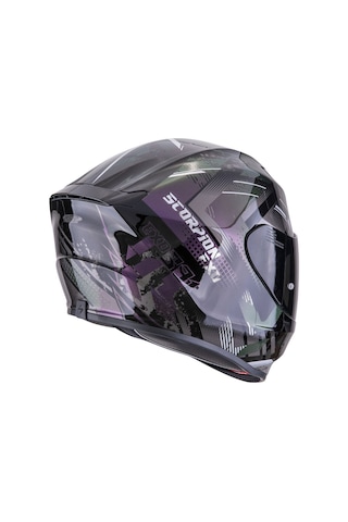 Scorpion Exo 391 Clutter Kapalı Motosiklet Kaskı Siyah