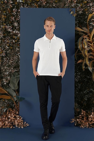 Efor Ts 871 Slim Fit Ekru Spor T-shirt Ekru