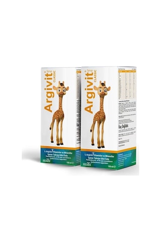 Argivit Classic Multivitamin 150 Ml Şurup 2 Adet