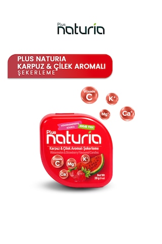 Karpuz Ve Çilek Aromalı Şekersiz Şekerleme