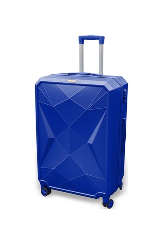 Coral High Diamond ABS Lacivert Büyük Boy Valiz 16608 Lacivert