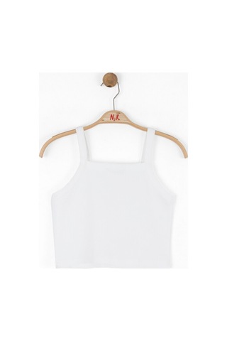 Xo Kids Kız Çocuk Askılı Bluz 10-16 Yaş 38822 Ekru