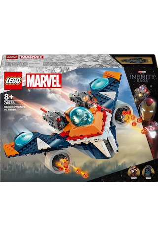 LEGO® Marvel Rocket’in Warbird Aracı Ronan’a Karşı 76278 8+ Yaratıcı Oyuncak Yapım Seti - 290 Parça