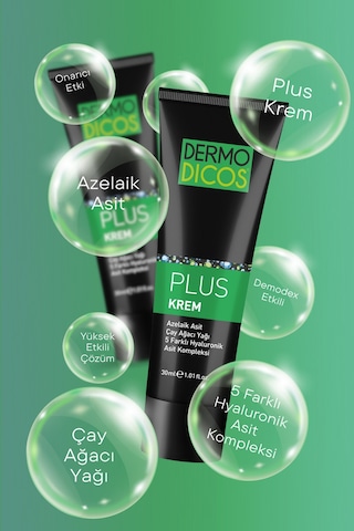 Tto Dermodicos Plus Gece Kremi 30 Ml Akne ve Leke Karşıtı Çay Ağacı Yağlı (%20 Azelaik Asit)