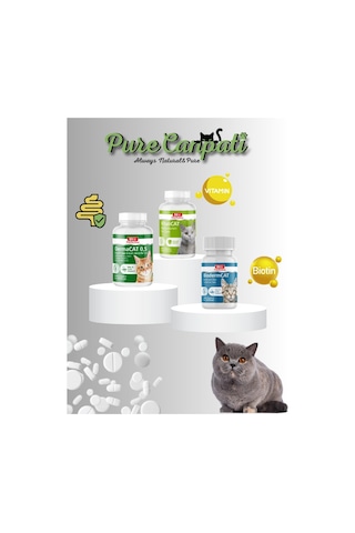 Purecanpati Kedi Multivitamin Biotin Dermacat Seti