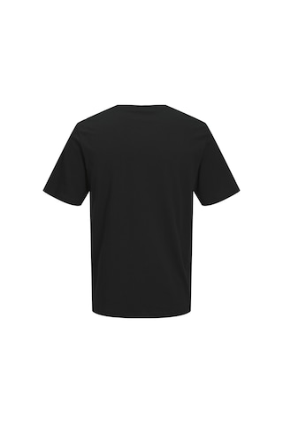 Jack & Jones Erkek Gögüs Logo Baskili Tisört - Catskills - 12297891 Siyah