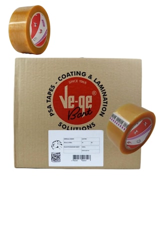 Vege Leopar 45x100 Şeffaf Koli Bandı Koli Bant 48'adet 2 Koli 9