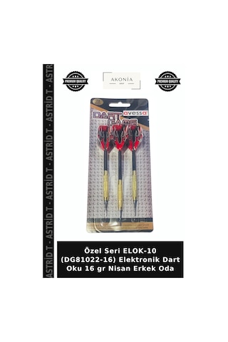 Özel Seri Elok-10 Dg81022-16 Elektronik Dart Oku 16 Gr Nisan Erkek Oda