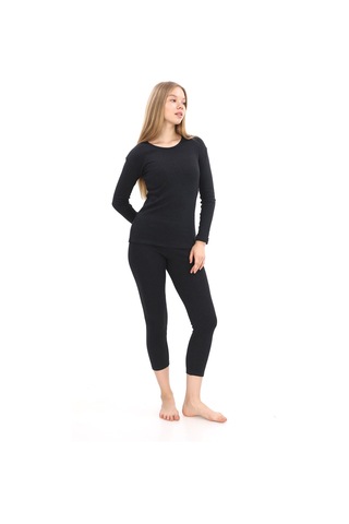 Sauna Suit Unisex Kışlık Termal Içlik, Sıcak Tutan Pamuklu Yakmayan, Termal Takım, Termal Antrasit Fanila Iclik Antrasit