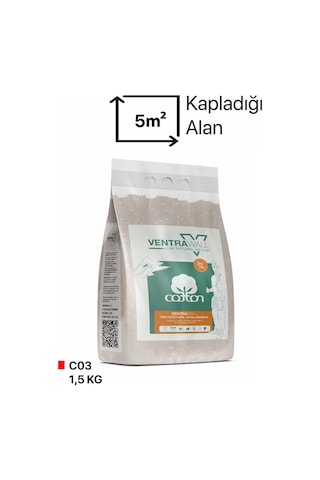 Ventrawall - Krem Renk Duvar Kağıdı Ve Pamuk Sıva - C03 - 5 Kg
