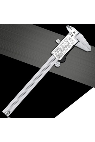 Pazly 0-150mm Dijital Elektronik Paslanmaz Çelik Gövde Sürmeli Kumpas, 3 Birim Mm/inç/f Diğer