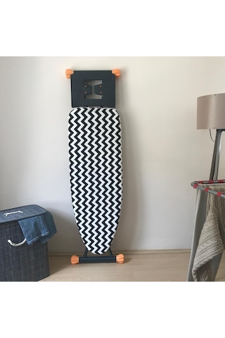 Ütü Masası Kılıfı İpli Stoperli Keçeli Örtüsü Bezi 55x140 Zebra