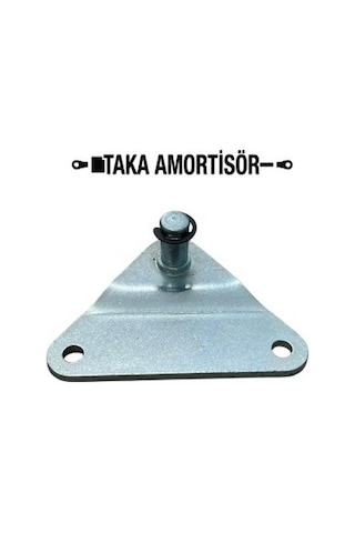 Gazlı Amortisör Montaj Braketi Ay Segmanlı Ø8 Pimli Krom