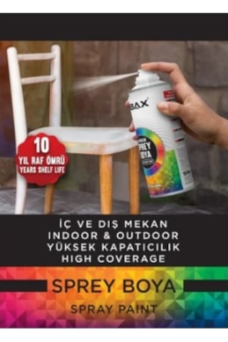 Sibax Sprey Boya Trafik Kırmızı 400ml