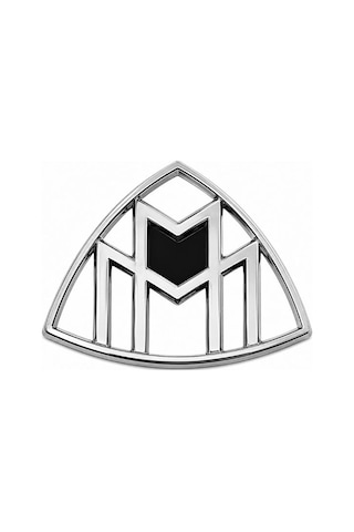 Mercedes-benz Maybach Bagaj Amblemi Krom Logo - 83mm X 110mm Lüks Dış Aksesuar